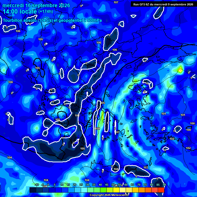 Modele GFS - Carte pr�visions 