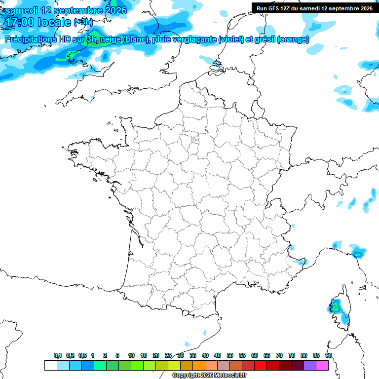 Modele GFS - Carte pr�visions 