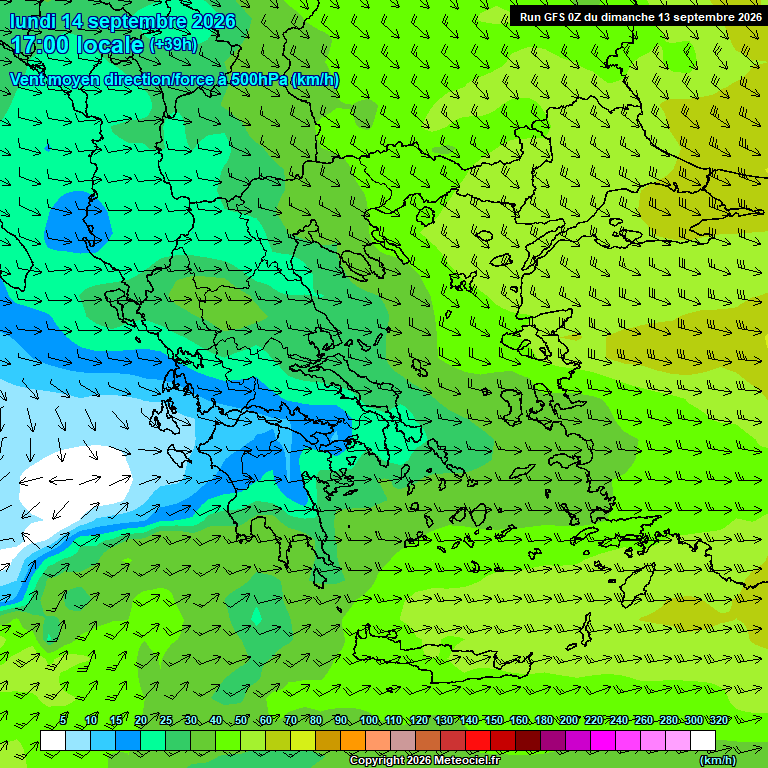 Modele GFS - Carte pr�visions 
