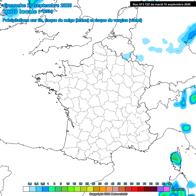 Modele GFS - Carte pr�visions 