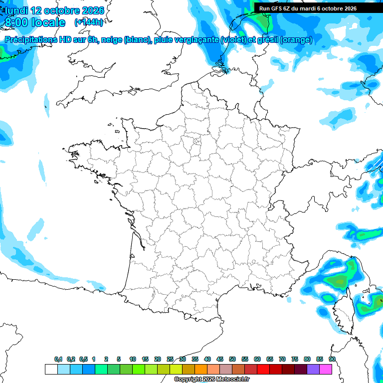 Modele GFS - Carte pr�visions 