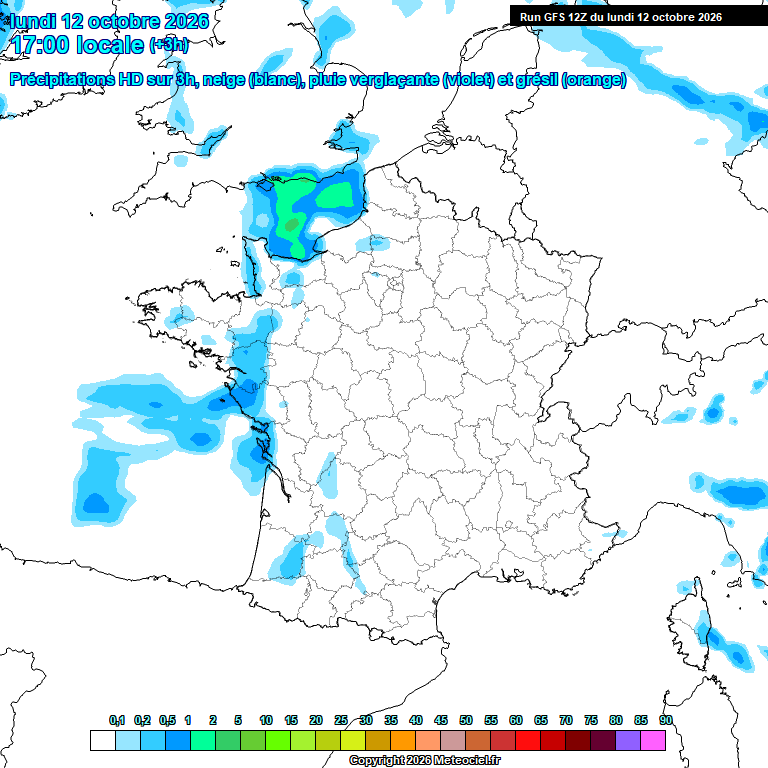 Modele GFS - Carte pr�visions 